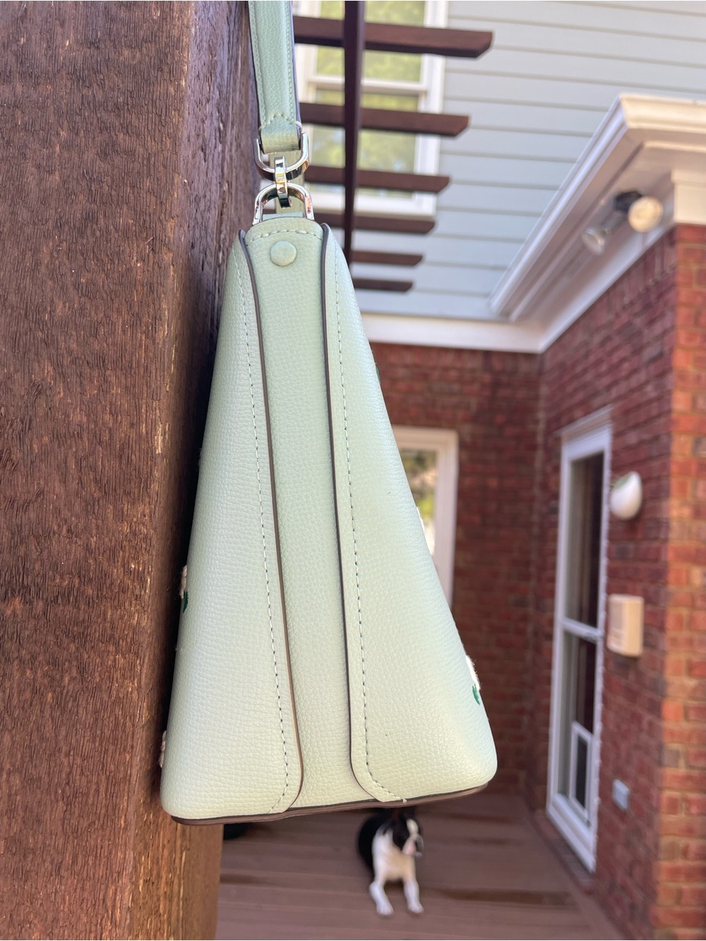 kate spade mint daisy-printed shoulder bag - Picture 5 of 14